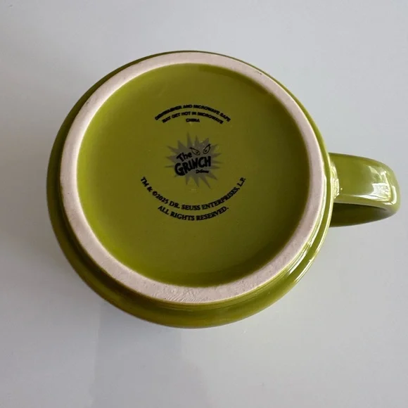 Green Grinch Christmas Mug - Picture 3 of 3